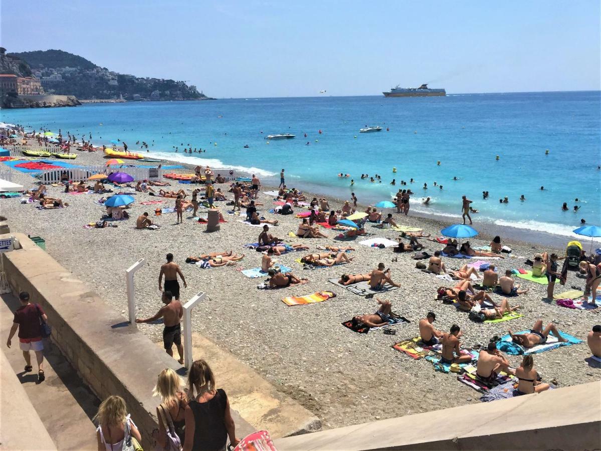 Beachfront Apartment Promenade Des Anglais Nice Eksteriør bilde